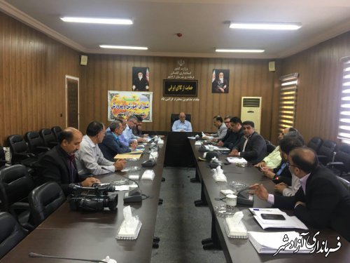 جلسه شورای آموزش و پرورش شهرستان آزادشهر تشکیل شد