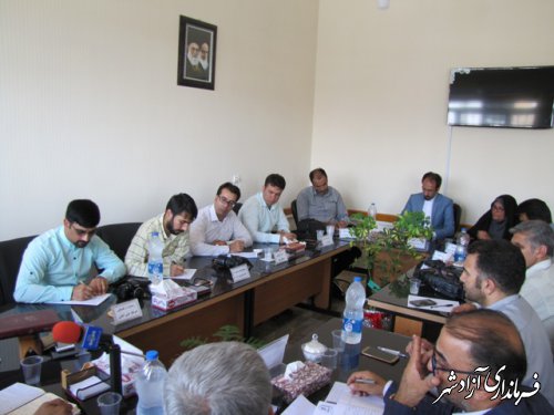 نشست خبری مدیر آموزش و پرورش شهرستان آزادشهر