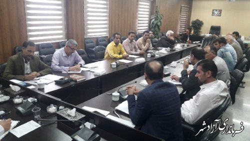 سومین جلسه شورای آموزش و پرورششهرستان آزادشهر