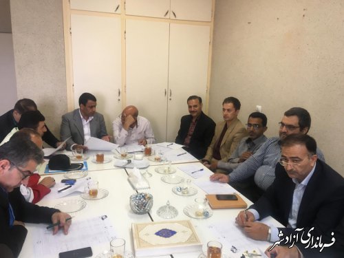 دومین جلسه ستاد گرامیداشت هفته دولت در شهرستان آزادشهر برگزار شد