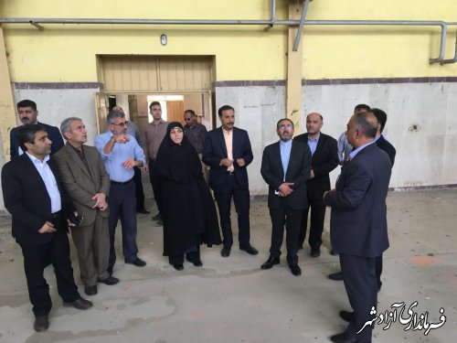 بازدید اعضای کمیسیون آموزش و تحقیقات مجلس شورای اسلامی از مراکز آموزشی و تحقیقاتی شهرستان آزادشهر
