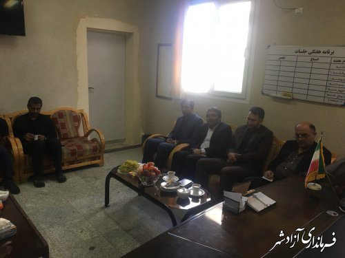 جلسه شورای اسلامی شهرستان آزادشهر برگزار شد