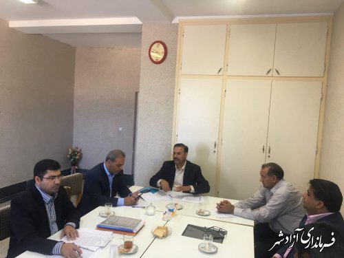 جلسه طرح تقسیم کار ملی در کنترل و کاهش آسیبهای اجتماعی در شهرستان آزادشهر برگزار شد