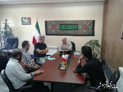 دیدار فرماندار شهرستان آزادشهر با اعضای صنف کامیونداران و بررسی مشکلات انها