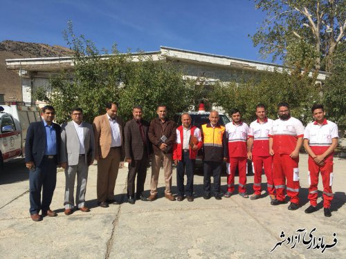 جلسه هماهنگی طرح خدمات زمستانی دستگاههای امدادی و خدمات رسان جاده ای آزادشهر برگزار شد