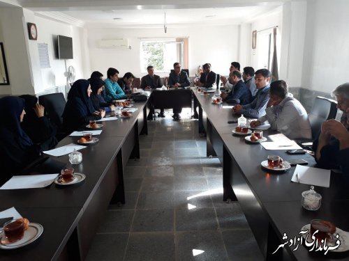 جلسه شناسایی پشتیبان های کسب و کار (BDS) روستایی و ایجاد مشاغل روستایی در شهرستان آزادشهر برگزار شد