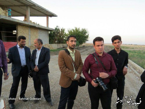 تور رسانه ای خبرنگاران و عکاسان شرق استان از پروژه های عمرانی بخش مرکزی آزادشهر برگزار شد