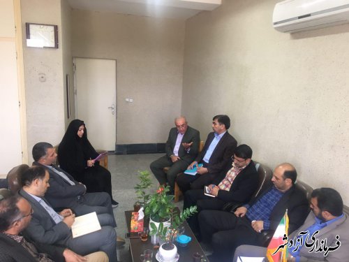 جلسه کمیسیون دانشجویی شهرستان آزادشهر برگزار شد