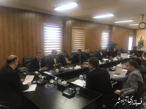 ششمین جلسه ستاد ساماندهی امور جوانان شهرستان آزادشهر برگزار شد