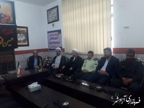 جلسه ستاد ساماندهی شئون فرهنگی در مناسبتهای مذهبی شهرستان آزادشهر برگزار شد