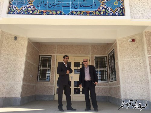 فرماندار آزادشهر: با اعتبار 800 میلیون تومان مدرسه 6 کلاسه روستای محروم سبزواری ها تا یک ماه آینده افتتاح خواهد شد