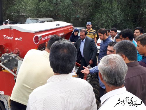 یک دوره آموزشی کالیبراسیون دستگاه‌های کشت در مدیریت جهادکشاورزی آزادشهر برگزار شد