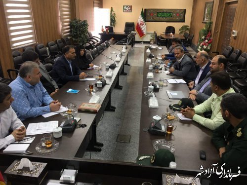 جلسه کمیسیون کارگری شهرستان آزادشهر تشکیل شد