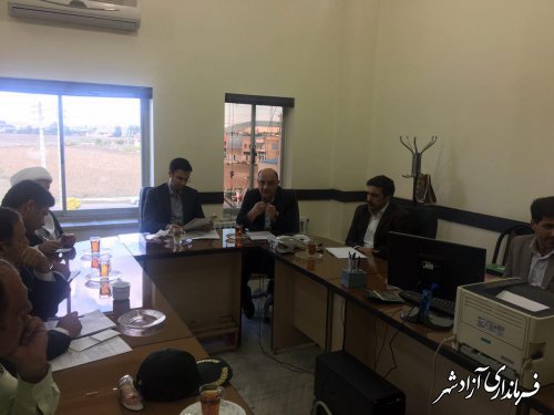 جلسه شورای پیشگیری از وقوع جرم شهرستان آزادشهر برگزار شد