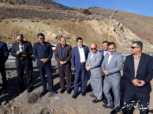 بازدید  از ظرفیت های سرمایه گذاری در بخش چشمه ساران شهرستان آزادشهر