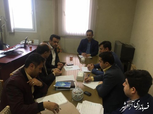 جلسه کمیته فنی اشتغال شهرستان آزادشهر برگزار شد