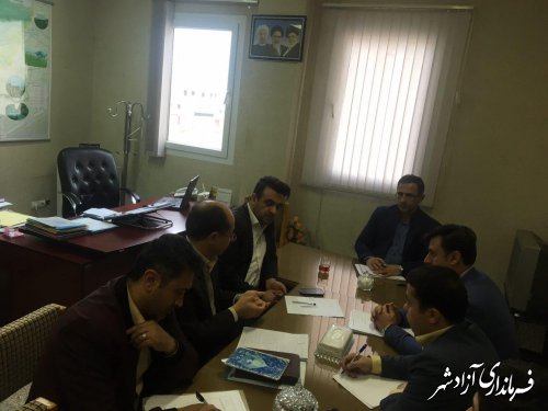 جلسه کمیته فنی اشتغال شهرستان آزادشهر برگزار شد