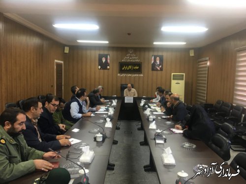 جلسه شورای ترویج و توسعه فرهنگ ایثار و شهادت شهرستان آزادشهر برگزار شد