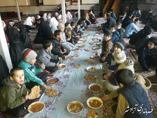 اجرای طرح صبحانه سالم در مدارس روستای وطن شهرستان آزادشهر
