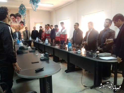 برگزاری جلسه توجیحی دهیاران بخش چشمه ساران شهرستان آزادشهر
