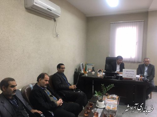 جلسه هماهنگی موسسات و انجمن های خیریه شهرستان آزادشهر برگزار شد