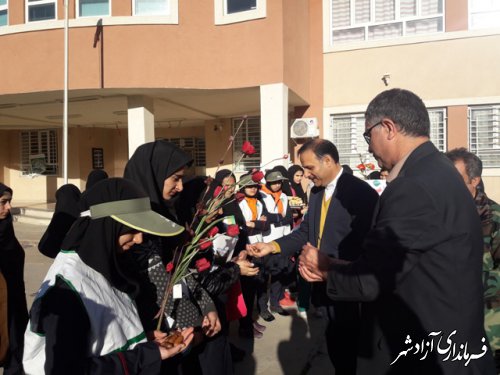 اجرای طرح جنگلانه در دبیرستان شهید کوهی نوده خاندوز