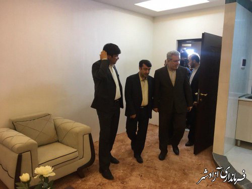 افتتاح فاز دوم هتل الماس (سوئیت های اقامتی) شهرستان آزادشهر