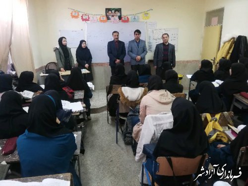افتتاح طرح ایران مهارت در مدارس متوسطه اول شهرستان آزادشهر