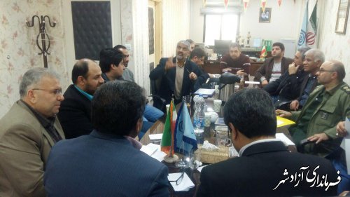 کمیسیون کارگری شهرستان آزادشهر برگزار شد
