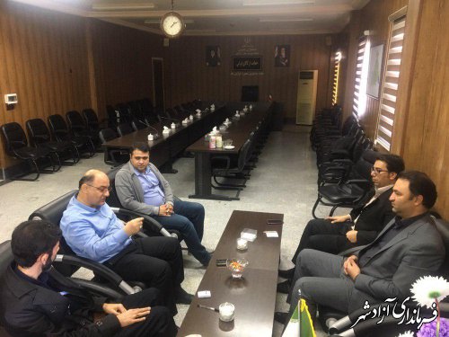 شورای مشاورین فرمانداری شهرستان آزادشهر تشکیل شد