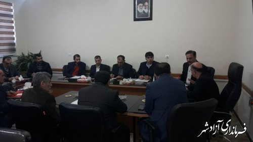 نهمین جلسه شورای آموزش و پرورش شهرستان آزادشهر برگزار شد