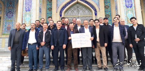 پیاده‌روي کارکنان مدیریت جهادکشاورزی آزادشهر به مناسبت هفته سلامت مردان