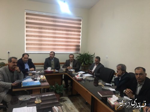 دوازدهمین جلسه شورای آموزش و پرورش شهرستان آزادشهر برگزار شد