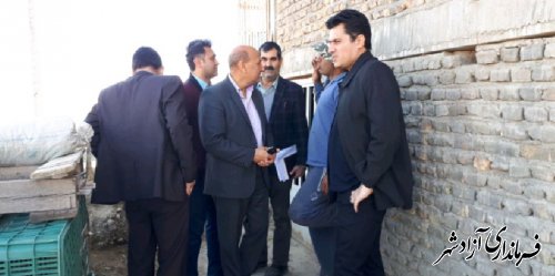 بازدید مدیر جهادکشاورزی آزادشهر از طرح های آبیاری تحت فشار اجرا شده