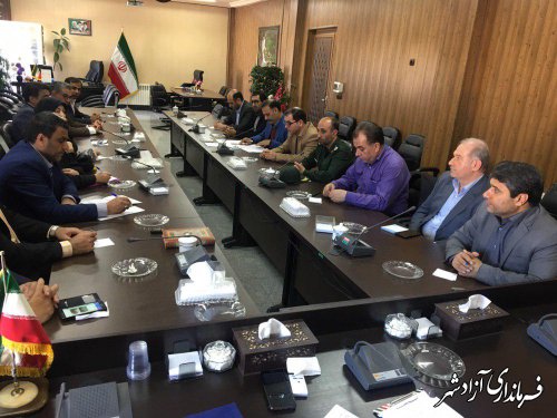 جلسه شورای توسعه و ترویج فرهنگ ایثار و شهادت شهرستان آزادشهر برگزار شد