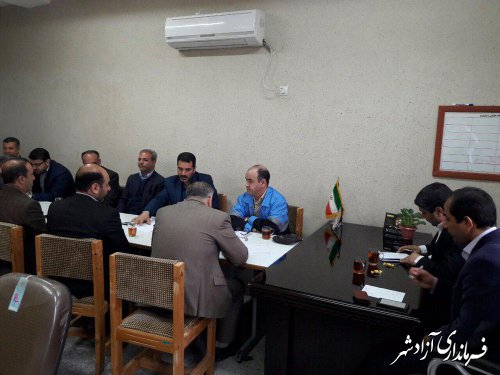 جلسه هماهنگی و نمهید اقدامات روز طبیعت در شهرستان آزادشهر برگزارشد