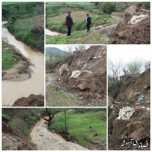 خسارت 73 میلیارد ریالی سیلاب به رودخانه ها و مسیل های شهرستان آزادشهر