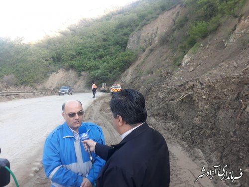 فرماندار شهرستان آزادشهر آخرین وضعیت محورهای مواصلاتی این شهرستان را تشریح کرد