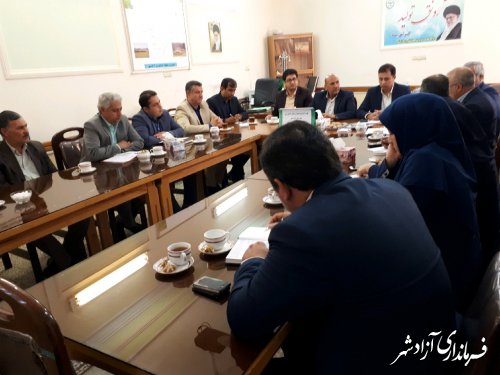 برگزاری جلسه کارگروه تخصصی بحران بخش کشاورزی شهرستان آزادشهر