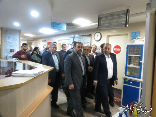 بخش ICU بیمارستان حضرت معصومه (س) شهرستان آزادشهر افتتاح شد