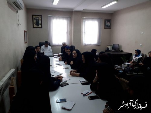 برگزاری جلسه کارگروه حجاب و عفاف در شهرستان آزادشهر