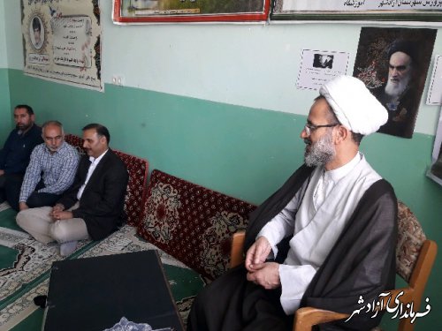 مراسم ارتحال امام خمینی(ره) در آموزش و پرورش آزادشهر