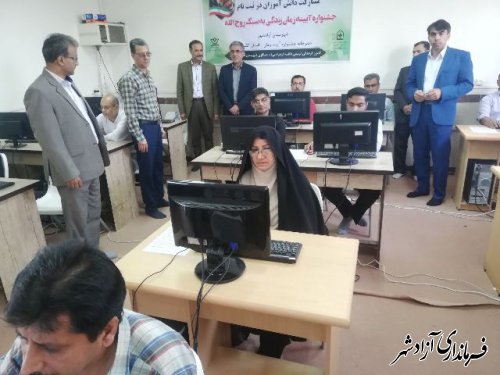 بازدید مدیرکل آموزش و پرورش گلستان از روندآزمون مدیران جدیدالانتصاب مدارس آزادشهر