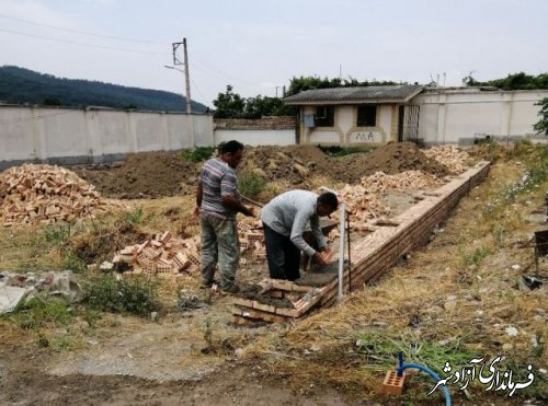 آغاز عملیات احداث گلخانه در هنرستان کشاورزی شبانه روزی زیتون نوده خاندوز 