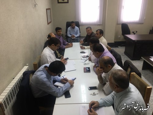 برگزاری جلسه کمیته امنیت برگزاری آزمون سراسری در شهرستان آزادشهر