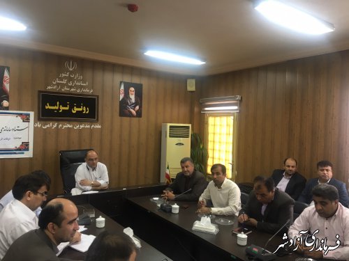 برگزاری دومین جلسه ستاد ساماندهی امور جوانان شهرستان آزادشهر
