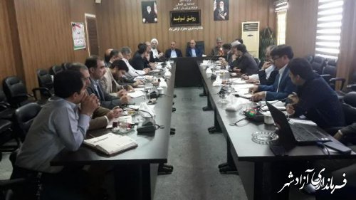 جلسه شورای آموزش و پرورش آزادشهر