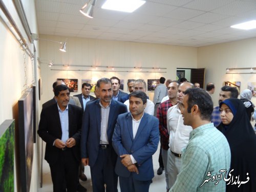  نمایشگاه عکس سال گلستان در شهرستان آزادشهر افتتاح شد