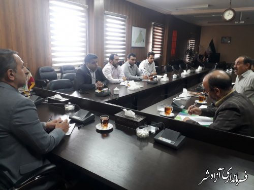 برگزاری جلسه کارگروه ساماندهی امور مسافرین شهرستان آزادشهر