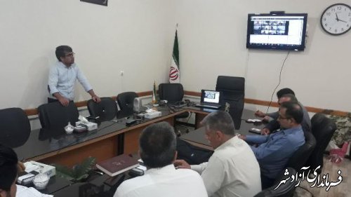جلسه ویدئو کنفرانسی آموزش و پرورش های استان